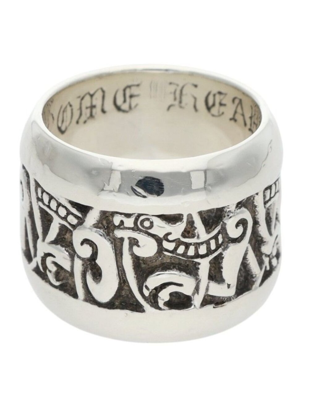 Chrome Hearts Wide Celtic Band Silver Ring